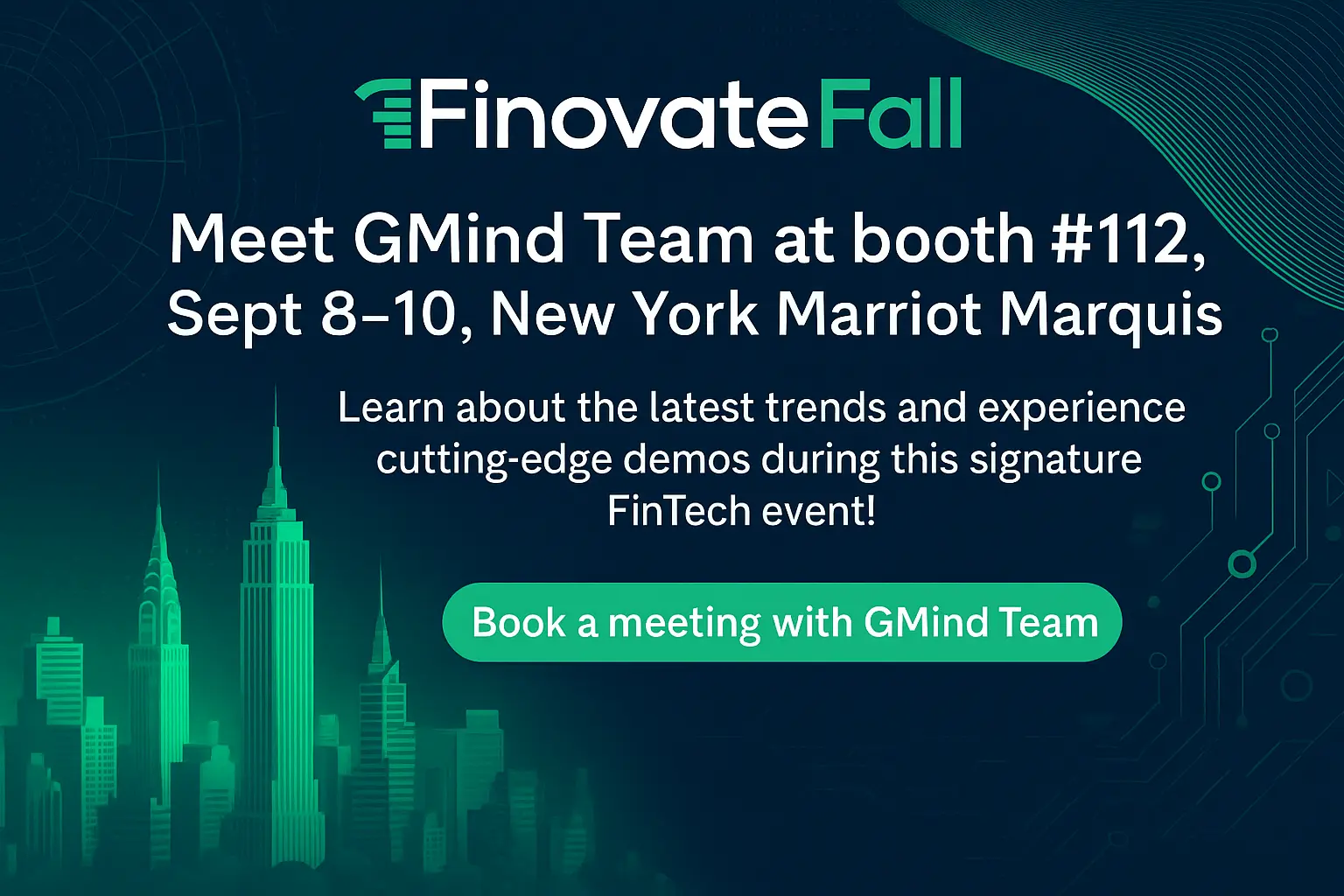 GMind sponsors Finovate Fall 2025